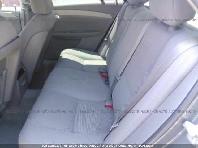 1G1ZG57B39F182402 - 2009 CHEVROLET MALIBU LS ნაცრისფერი ფოტო 8