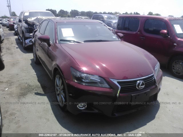 JTHBE1BL3FA009591 - 2015 LEXUS GS 350 RED photo 1