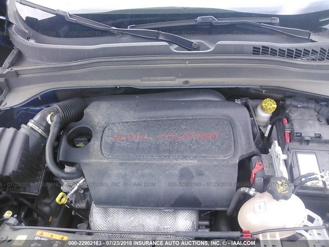 ZACCJBAT4GPC79052 - 2016 JEEP RENEGADE SPORT Կապույտ լուսանկար 10