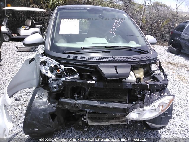WMEEJ3BA9CK525093 - 2012 SMART FORTWO PURE/PASSION WHITE photo 6
