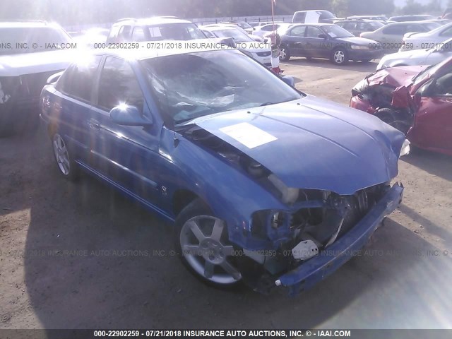 3N1AB51D56L593432 - 2006 NISSAN SENTRA SE-R SPEC V BLUE photo 1