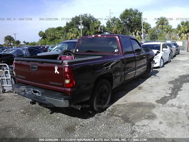 2GCEC19V831305417 - 2003 CHEVROLET SILVERADO C1500 RED photo 4