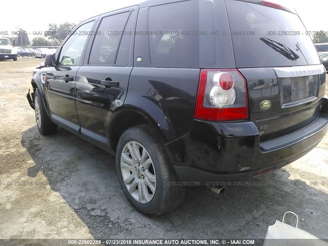 SALFP24N18H022487 - 2008 LAND ROVER LR2 SE BLACK photo 3