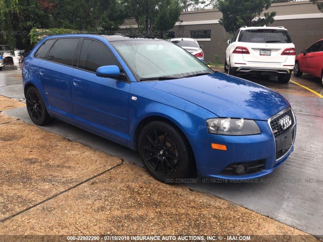 WAUHF78P68A182320 - 2008 AUDI A3 2.0 BLUE photo 1