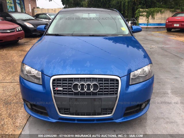 WAUHF78P68A182320 - 2008 AUDI A3 2.0 BLUE photo 6