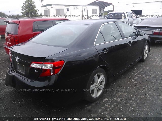 4T1BF1FK8DU242762 - 2013 TOYOTA CAMRY L/SE/LE/XLE 黑色 照片 4