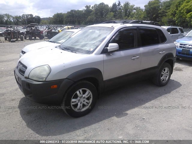 KM8JN72D06U314498 - 2006 HYUNDAI TUCSON GLS/LIMITED 银色 照片 2