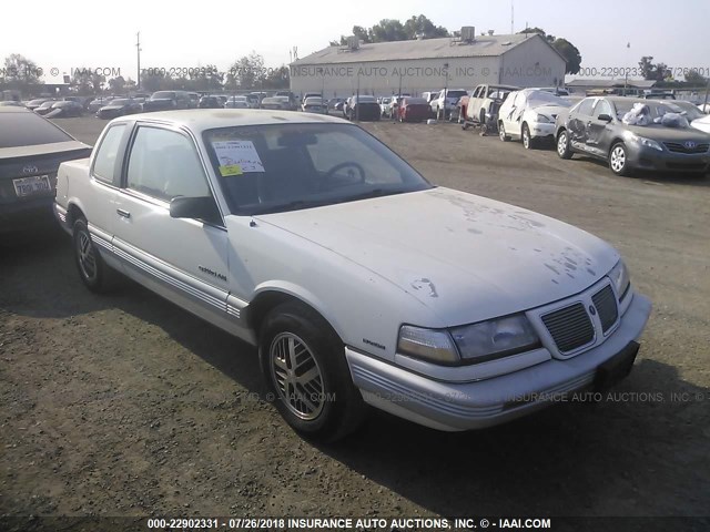 1G2NE14D4LC364004 - 1990 PONTIAC GRAND AM LE WHITE photo 1