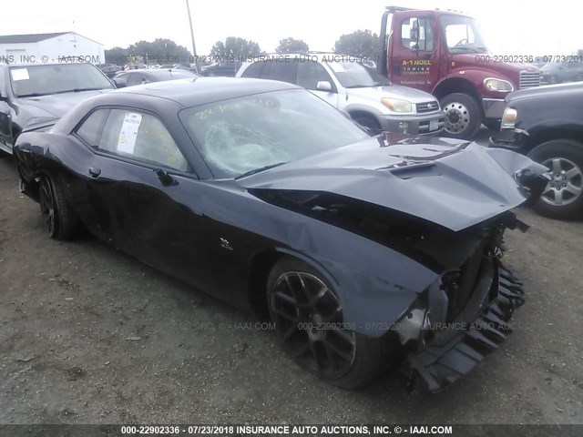 2C3CDZFJ4GH221293 - 2016 DODGE CHALLENGER R/T SCAT PACK BLACK photo 1