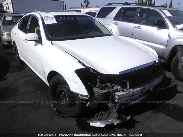 JNKAY01E46M108001 - 2006 INFINITI M35 SPORT WHITE photo 1