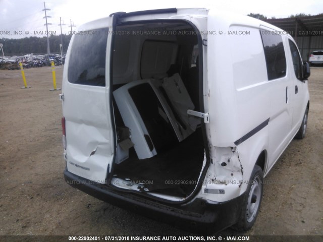 3N63M0ZN8FK725411 - 2015 CHEVROLET CITY EXPRESS LT WHITE photo 6