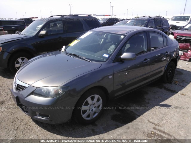 JM1BK32F791214951 - 2009 MAZDA 3 I GRAY photo 2