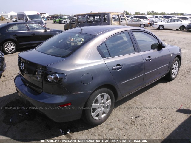 JM1BK32F791214951 - 2009 MAZDA 3 I GRAY photo 4