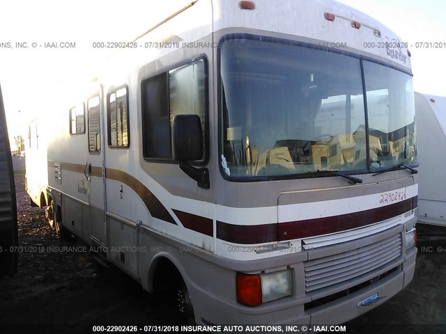 3FCMF53G4VJA18898 - 1997 FLEETWOOD 8X34 FORD BOUNDER  TAN photo 1