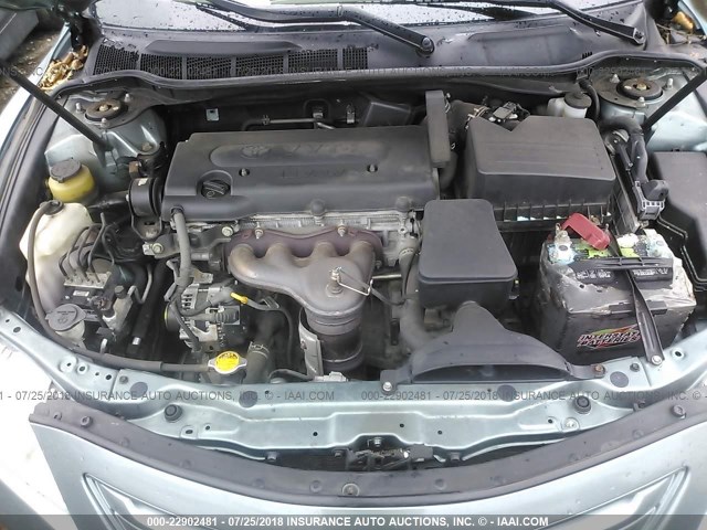 4T1BE46K59U886795 - 2009 TOYOTA CAMRY SE/LE/XLE ტურკოუსი ფოტო 10