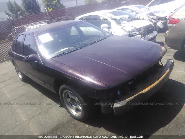 1G1BL52P9TR147501 - 1996 CHEVROLET CAPRICE / IMPALA CLASSIC/SS BURGUNDY photo 1