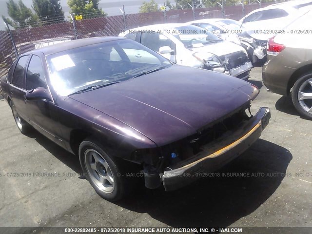 1G1BL52P9TR147501 - 1996 CHEVROLET CAPRICE / IMPALA CLASSIC/SS BURGUNDY photo 6