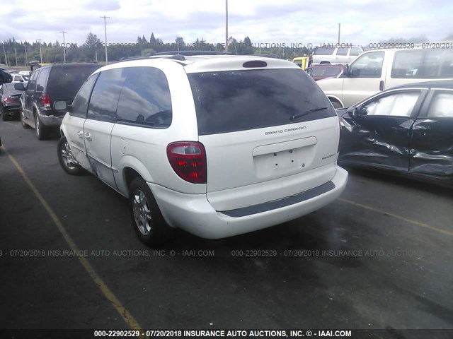 2B4GP44R11R266285 - 2001 DODGE GRAND CARAVAN SPORT WHITE photo 3