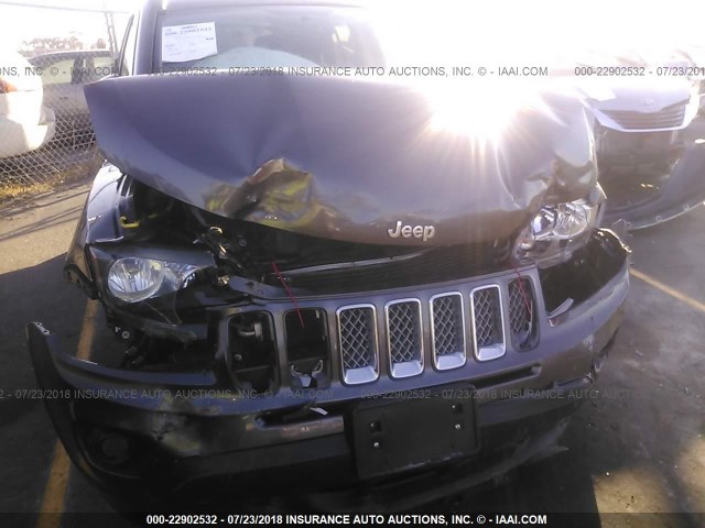 1C4NJCEA6GD609084 - 2016 JEEP COMPASS LATITUDE 灰色 照片 6