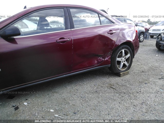 1G2ZG57N484141292 - 2008 PONTIAC G6 SE RED photo 6