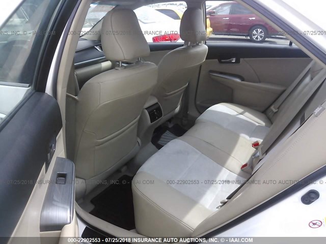 4T1BD1FK4CU047021 - 2012 TOYOTA CAMRY HYBRID/LE/XLE 白色 照片 8