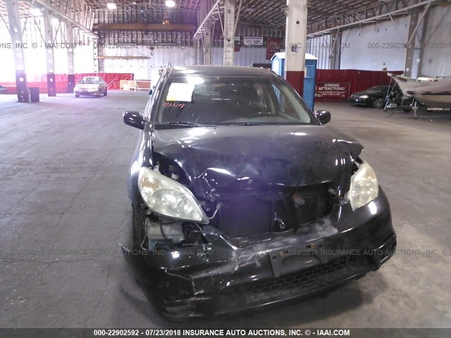2T1KR38EX4C270557 - 2004 TOYOTA COROLLA MATRIX XR BLACK photo 6