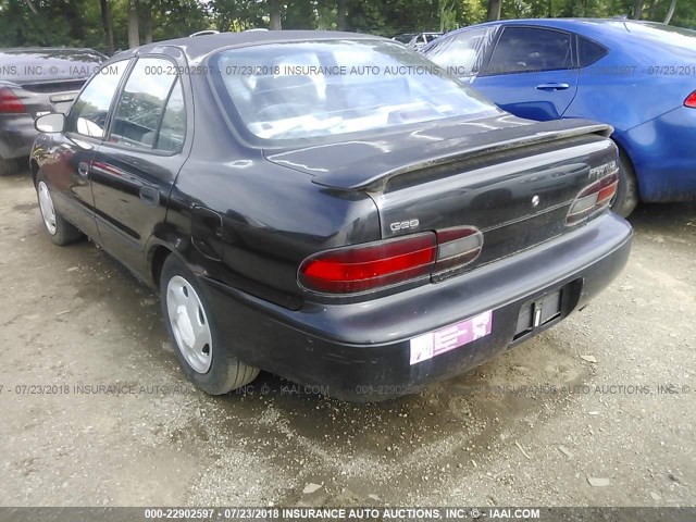 1Y1SK5289TZ058364 - 1996 GEO PRIZM LSI BLACK photo 3