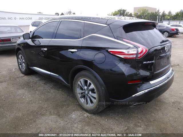 5N1AZ2MG5FN230993 - 2015 NISSAN MURANO S/SL/SV/PLATINUM BLACK photo 3