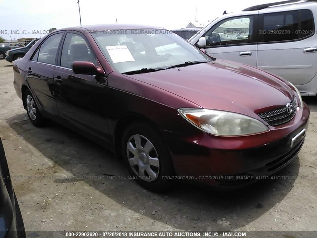 4T1BE32K94U327730 - 2004 TOYOTA CAMRY LE/XLE/SE 栗色 照片 1