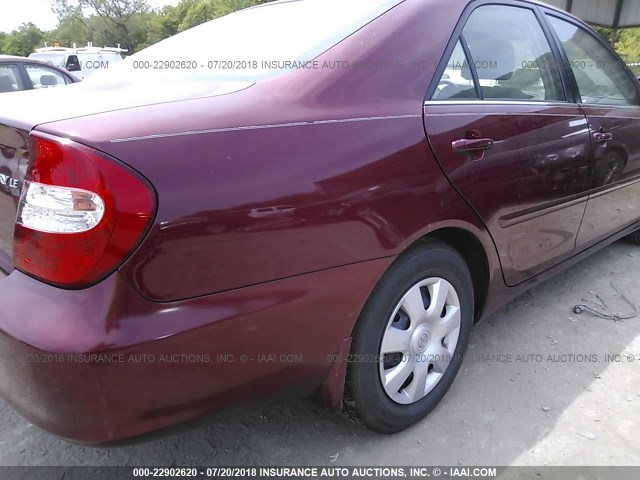 4T1BE32K94U327730 - 2004 TOYOTA CAMRY LE/XLE/SE 栗色 照片 6