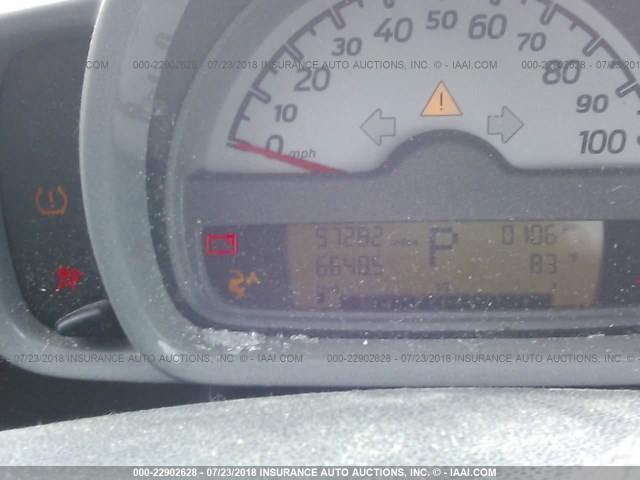 WMEEJ31X09K208494 - 2009 SMART FORTWO PURE/PASSION BLACK photo 7