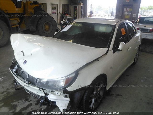 YS3FB49Y981111312 - 2008 SAAB 9-3 2.0T WHITE photo 2