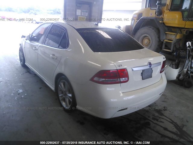 YS3FB49Y981111312 - 2008 SAAB 9-3 2.0T WHITE photo 3