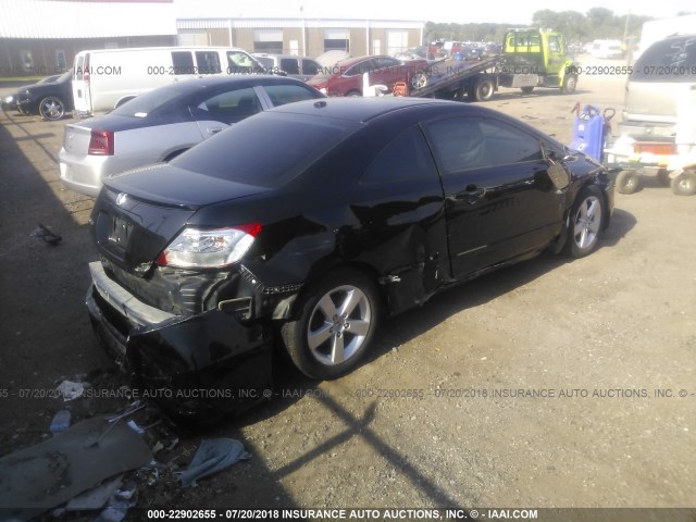 2HGFG12998H571051 - 2008 HONDA CIVIC EXL 黑色 照片 4