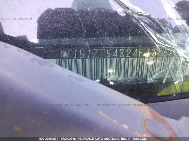 1G1ZT54824F136671 - 2004 CHEVROLET MALIBU LS ლურჯი ფოტო 9