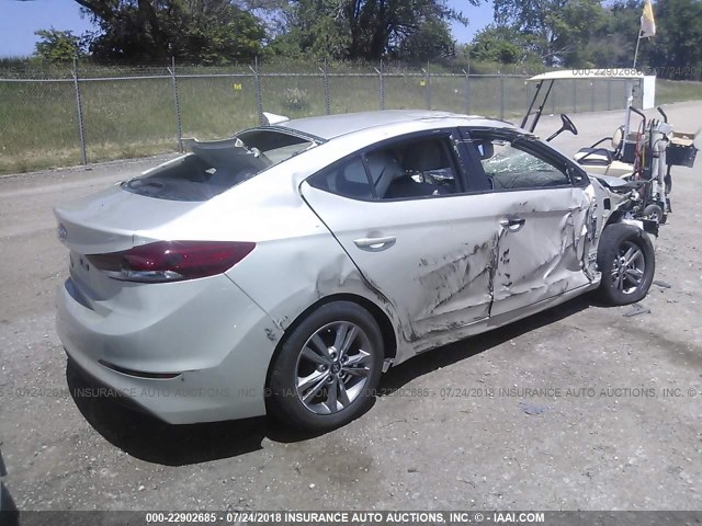 5NPD84LF8HH178285 - 2017 HYUNDAI ELANTRA SE/VALUE/LIMITED TAN photo 4