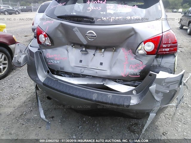 JN8AS5MV2BW683695 - 2011 NISSAN ROGUE S/SV/KROM SILVER photo 6