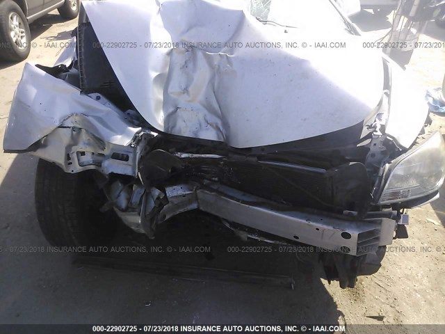 1G1ZC5E01AF174705 - 2010 CHEVROLET MALIBU 1LT 银色 照片 6