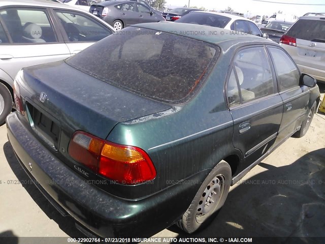 2HGEJ6614XH529318 - 1999 HONDA CIVIC SE GREEN photo 4