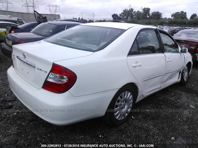 4T1BE32K43U132598 - 2003 TOYOTA CAMRY LE/XLE/SE 白色 照片 4