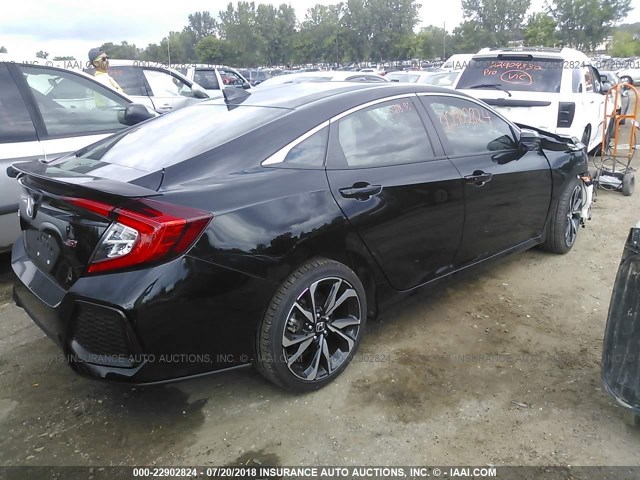 2HGFC1E50HH705045 - 2017 HONDA CIVIC SI BLACK photo 4