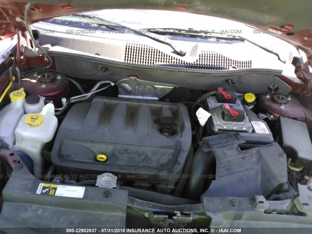 1C4NJDBB6GD662905 - 2016 JEEP COMPASS SPORT 红色 照片 10