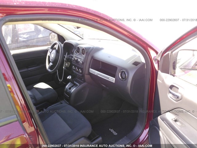 1C4NJDBB6GD662905 - 2016 JEEP COMPASS SPORT 红色 照片 5