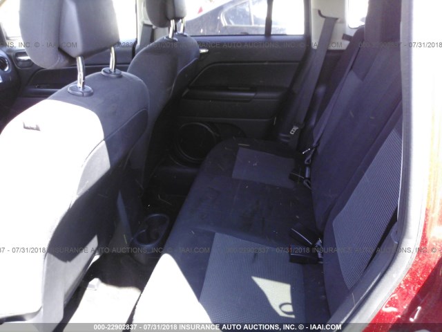 1C4NJDBB6GD662905 - 2016 JEEP COMPASS SPORT 红色 照片 8