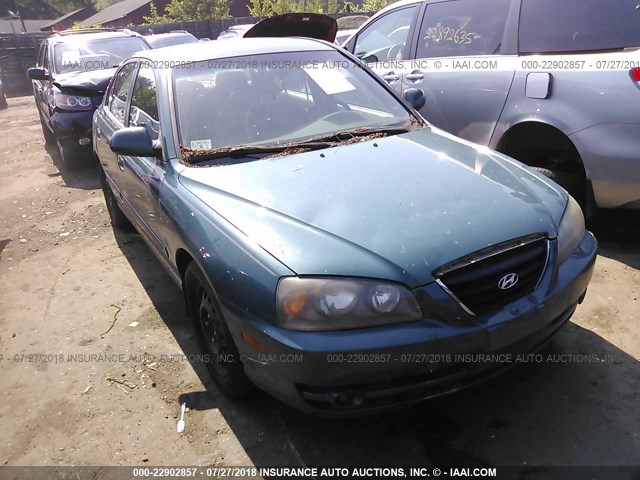 KMHDN46DX6U342413 - 2006 HYUNDAI ELANTRA GLS/GT/LIMITED GREEN photo 1