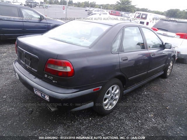 YV1VS2558YF460266 - 2000 VOLVO S40 Navy photo 4