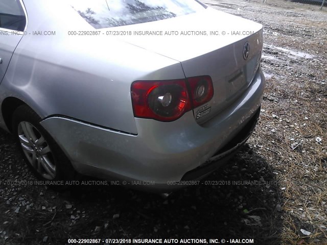 3VWEF71K17M072794 - 2007 VOLKSWAGEN JETTA WOLFSBURG 银色 照片 6
