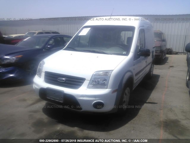 NM0LS7DN0DT150603 - 2013 FORD TRANSIT CONNECT XLT WHITE photo 2