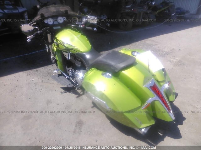 5VPDW36N9D3023268 - 2013 VICTORY MOTORCYCLES CROSS COUNTRY  GREEN photo 3