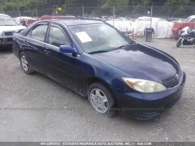 4T1BF32KX2U503095 - 2002 TOYOTA CAMRY LE/XLE/SE Mavi foto 1
